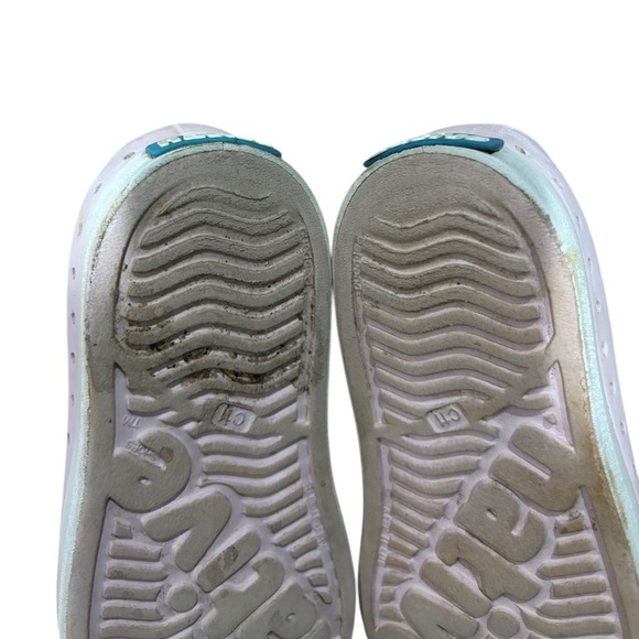 GIRLS NATIVE JEFFERSON Pale Pink Slip On WATER SANDALS SNEAKER SHOES C11 - Picture 5 of 5